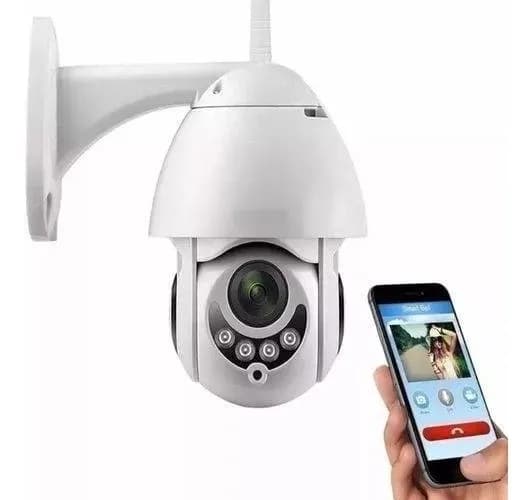 Camera IP 360 Externa com Tres Lentes