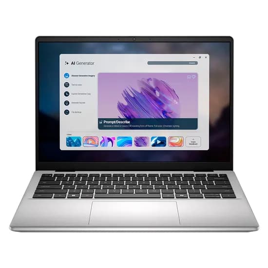 Notebook Dell AMD Ryzen Ai 5-330 16GB Ram 512GB SSD Tela 14" HD Windows 11 Inglês Prata - LDC14255-A179