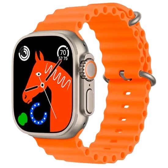 Relogio Smartwatch L800 Ultra 2 Serie 9 com Bluetooth - Laranja