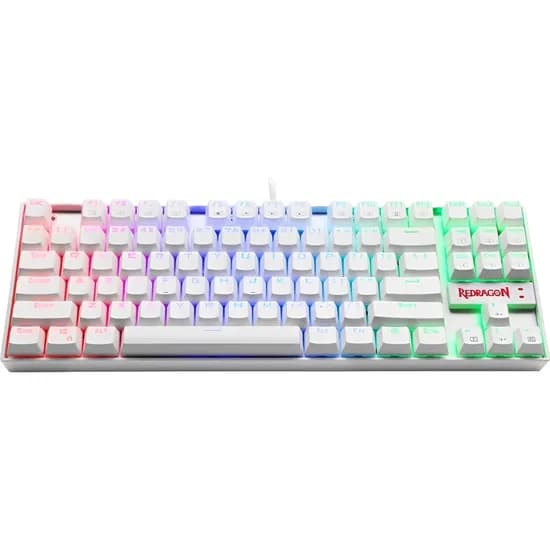 Teclado Gamer Mecânico Redragon Kumara K552W 60% RGB USB-A Switch Redragon Blue - Branco (Inglês)