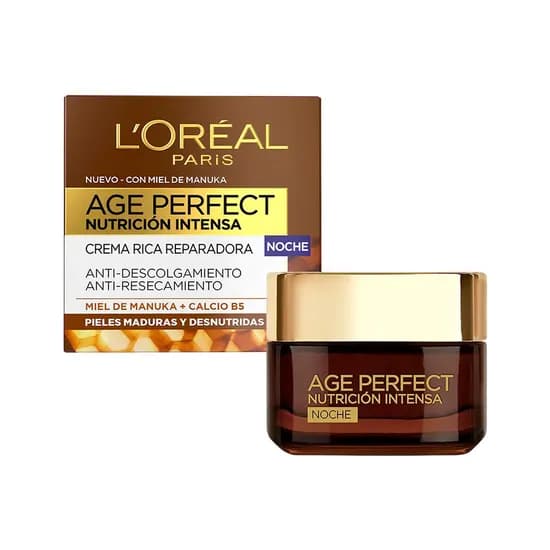 Crema Facial L'Oréal Age Perfect Reparador Noche +60 50ML