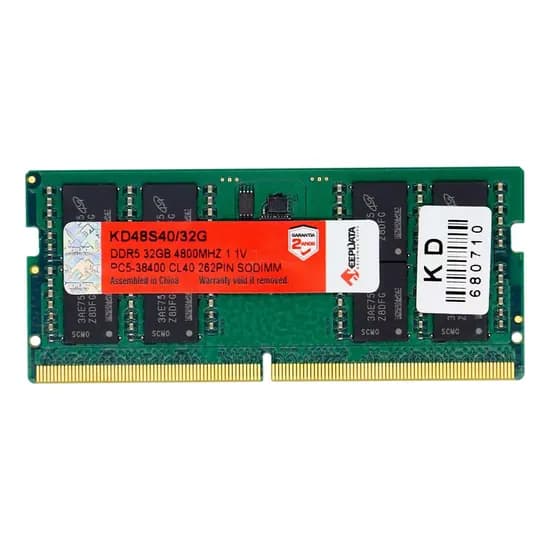 Memória Ram Keepdata 32GB DDR5 4800MT/s para Notebook - KD48S40/32G