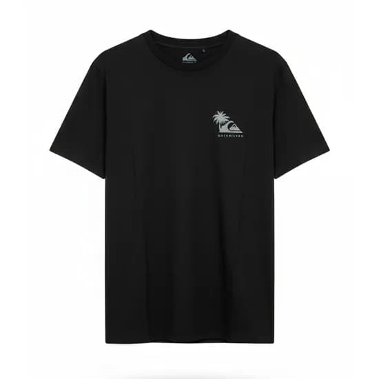 Remera Quiksilver Palm Island Negro