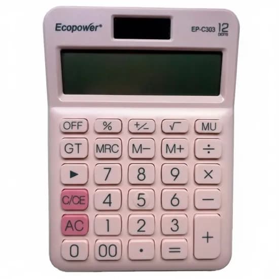 Calculadora Ecopower EP-C303 - Rosa