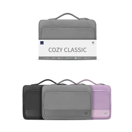 Bolsa para Notebook Cozy Classic Wiwu Cinza
