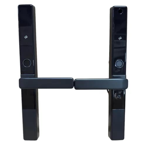 Fechadura Digital S601 Wifi Tuya/Senha/Cartão/Chave Preto
