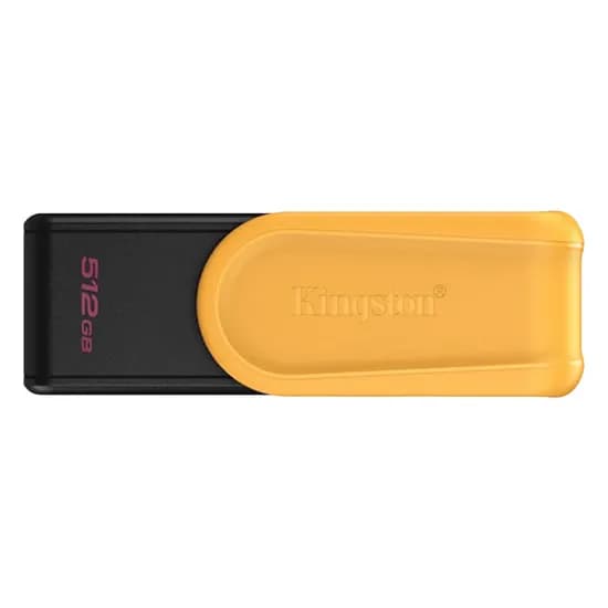 Pendrive Kingston Datatraveler Exodia s 512GB USB 3.2 - Preto e Amarelo DTXS/512GB