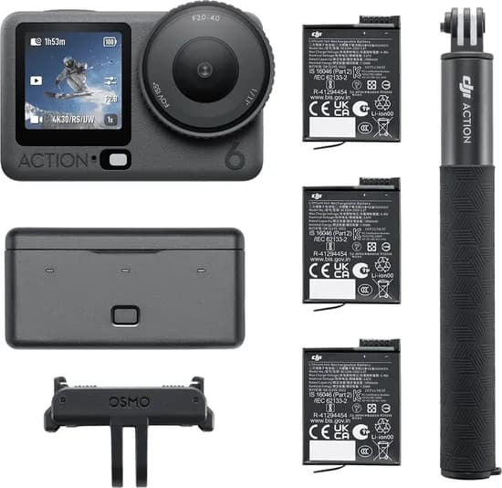 Câmera Dji Osmo Action 6 Adventure Combo