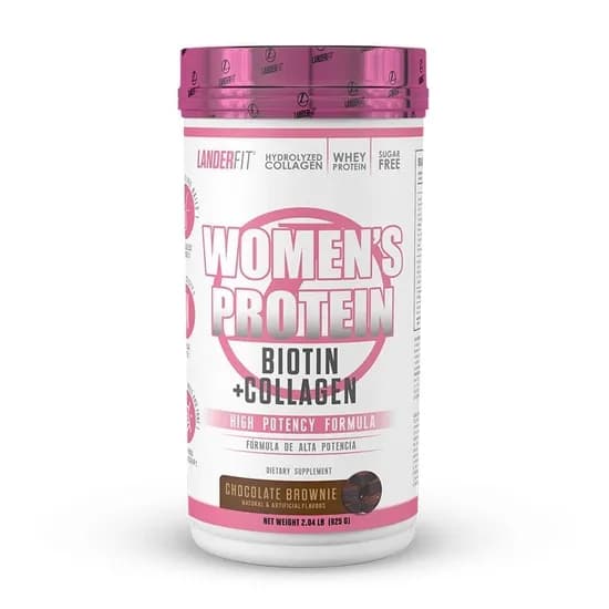 Landerfit Whey Protein Womens Biotin + Collagen 925G - Chocolate Brownie