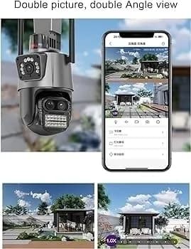 Camera IP 360 Externa com Tres Lentes