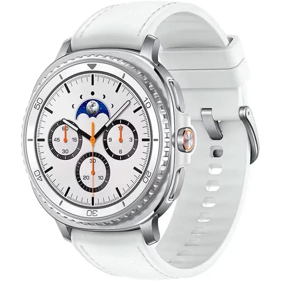 Relogio Samsung Galaxy Watch 8 46MM SM-L500NZWALTA - Silver/White Band