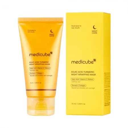 Mascara Facial Medicube Kojic Acid Turmeric Night Wrapping Mask 75ML