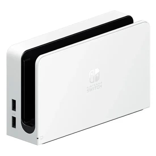 Base Dock Set Nintendo Switch Oled Branco