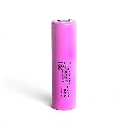 Bateria Samsung 18650/30Q Recarregável para Vaporizador, 3000MAH - Rosa