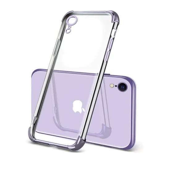 Capa 4LIFE para iPhone XR Vidro Frame Roxa