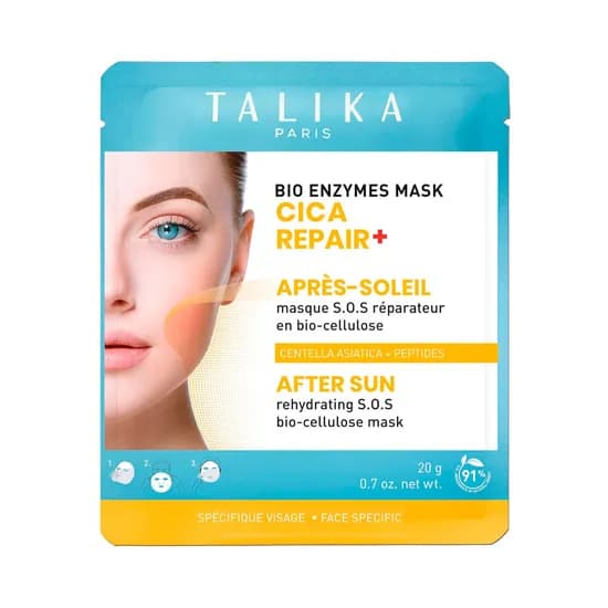 Máscara Facial Talika Bio Enzymes Mask Cica Repair+ After Sun - 20GR