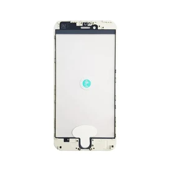 Vidrio iPhone 6S Plus Blanco Con Oca+Frame