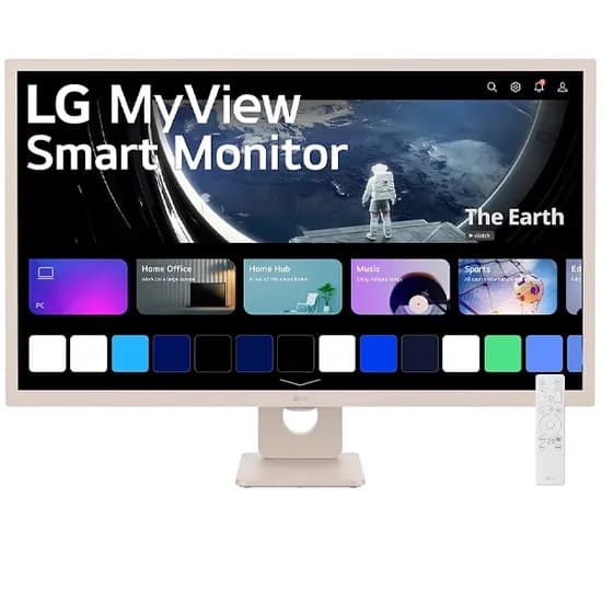 Smart Monitor LG 32SR50F-W de 32" Full HD 16:9 5 MS com USB/HDMI