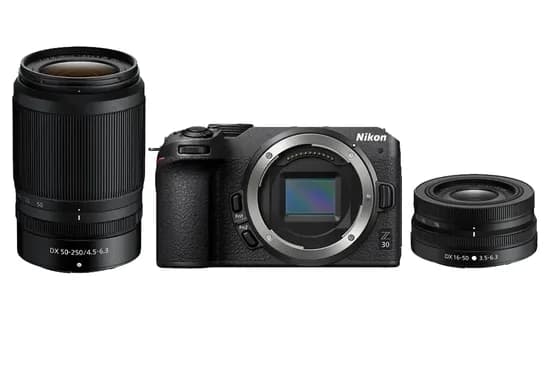 Nikon Camara Z30 DX 16-50 + DX 50-250 Kit VR Black