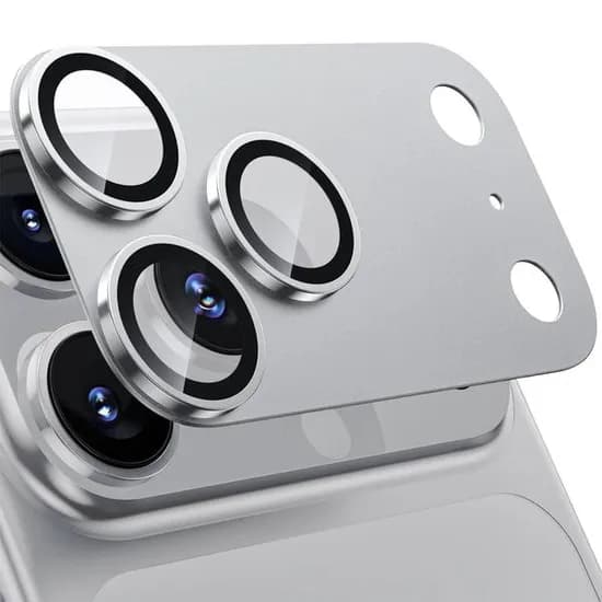 Lente de Camára iPhone 17 Pro Prata(Completo)