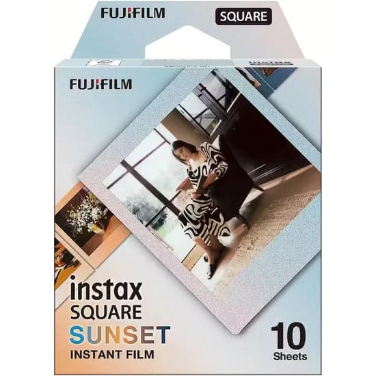 Papel Térmico Fujifilm Instax Square Sunset - (10 Folhas de Filme)