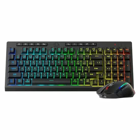 Kit Teclado e Mouse Gamer Redragon S142 - Preto