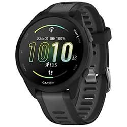 Relógio Garmin Forerunner 165 Amoled - Preto / Cinza (010-02863-20)