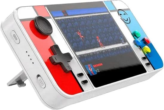 Console Power Bank D41 500 Em 1 + 2 Controles - Neon White