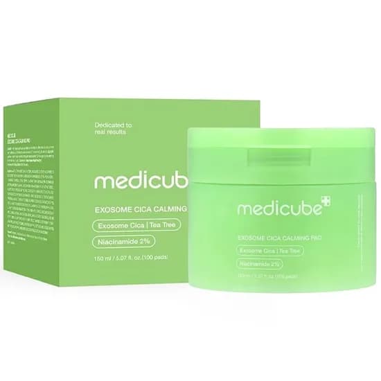 Tônico Facial Medicube Exosome Cica Calming Pad de 100 Unidades