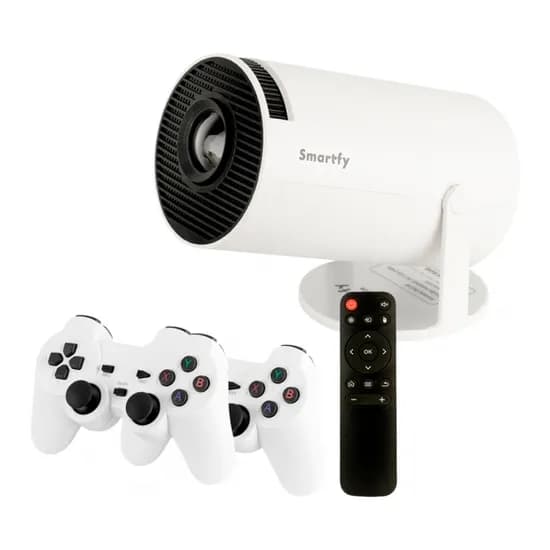 Projetor Smartfy PJ01W Android Game 3D/4K/White