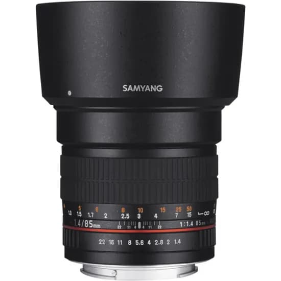 Lente Samyang Nikon MF DSLR 85MM F/1.4 Ae FF