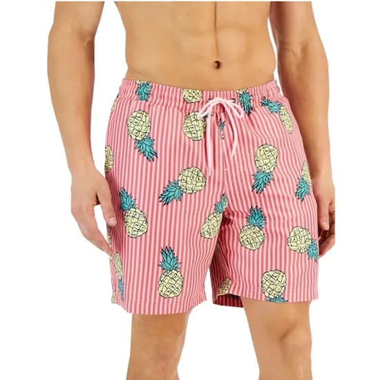 Bañador Masculino Club Room Pineapple Stripes