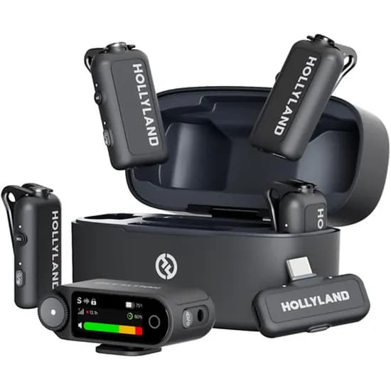 Hollyland Lark Max 2 Combo 4 Person Microfone Sem Fio