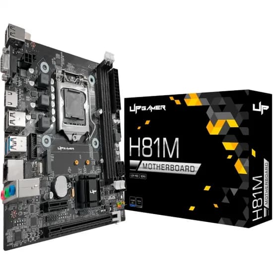 Placa Mãe Up Gamer H81M, Intel LGA 1150, M-ATX, DDR3, M.2 Nvme, UP-H81MDR3