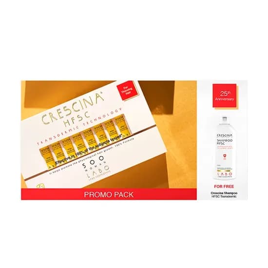 Crescina Anticaida Cab. 500 Woman c/10+10+Shampoo