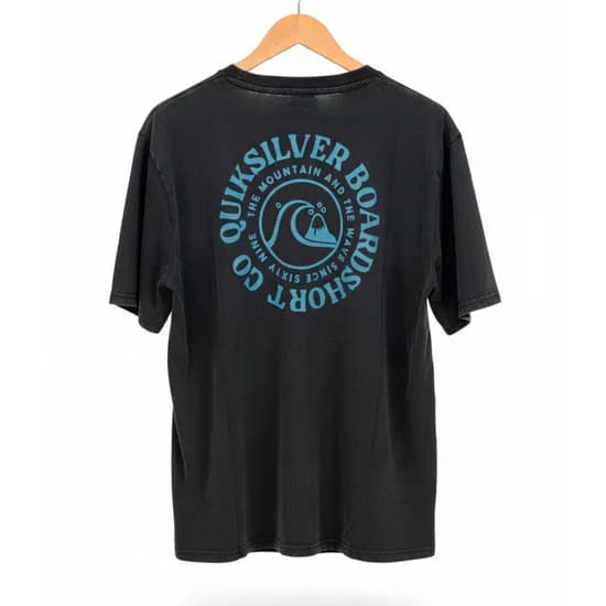 Remera Quiksilver Fine Lines Negro