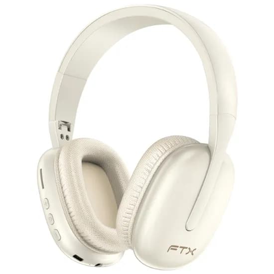 Fone de Ouvido Sem Fio FTX H10-WH com Bluetooth - Branco