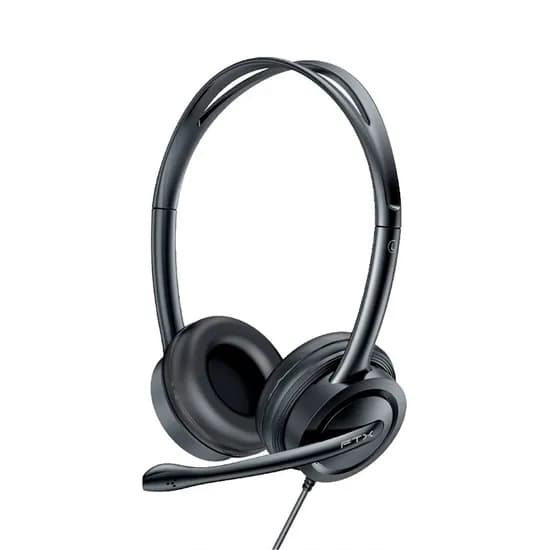 Fone de Ouvido FTX H91-BK - USB - com Microfone - Preto