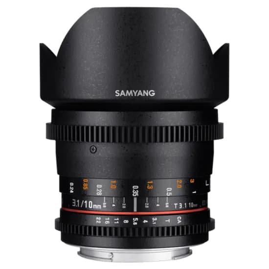 Lente Cine Samyang Nikon VDSLR 10MM T3.1 II Ed As