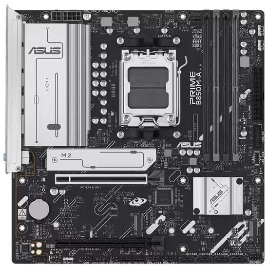 Placa Mãe Asus Prime B850M-A - AM5 - DDR5 - HDMI/Displayport - Micro-ATX