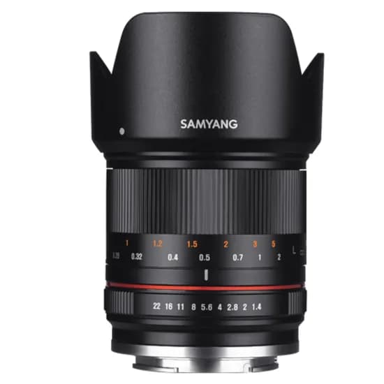Lente Samyang Sony MF CSC 21MM F/1.4 e Aps-C