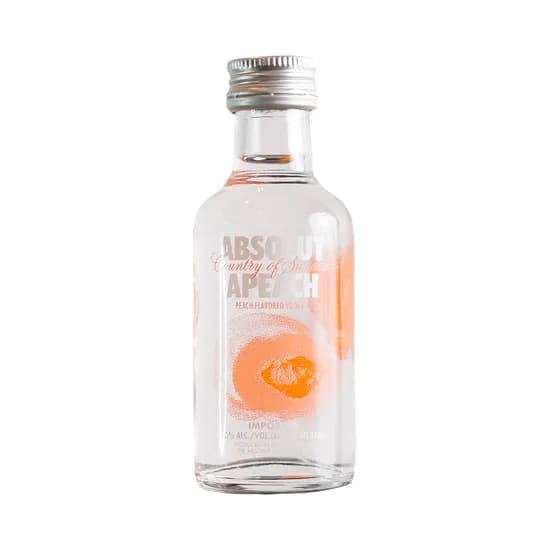 Vodka Absolut Miniatura Apeach - 50ML