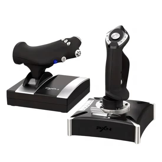 Simulador PXN 2119 Pro Flight Stick + Acelerador PC/PS4/X-One