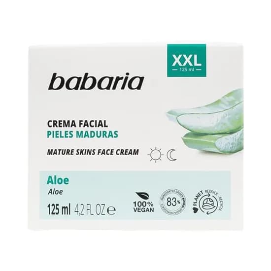 Crema Facial Babaria Aloe XXL 125ML
