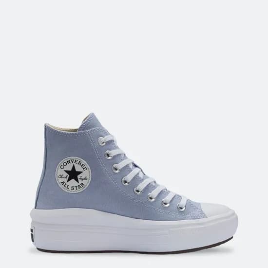 Calzado Converse All Star Move Lilas Caã‘O Alto