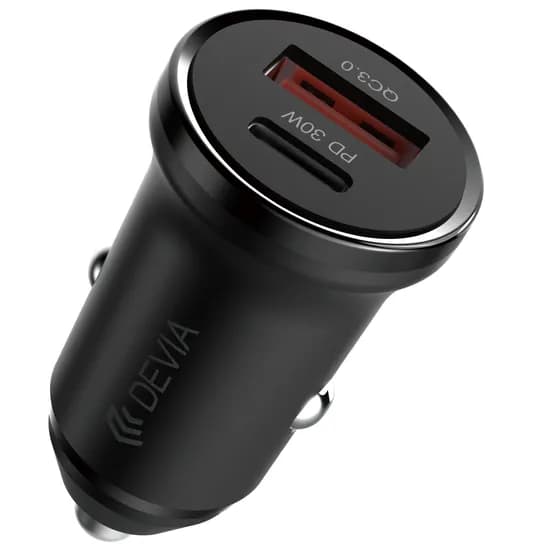 Cargador de Coche Smart Series Mini PD 30W + QC 3.0 Blanco