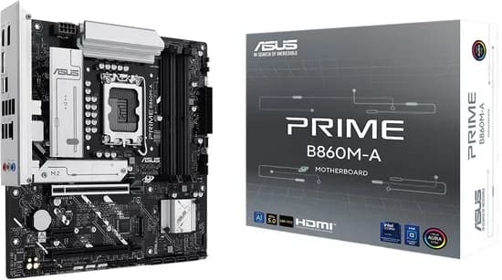 Placa Mãe Asus Prime B860M-A LGA1851/ 4XDDR5/ PCI-e/ M.2/ DP/ HDMI