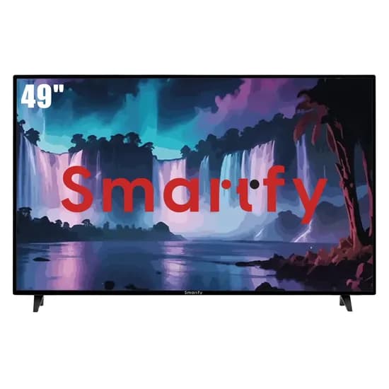 Smart TV Smartfy STV49S 49" Ultra HD Android Wifi - Preto