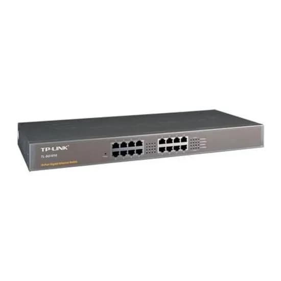 Hub 16 Portas TP-Link TL-SG1016 10/100/1000 Rackmount Gigabit Ethernet