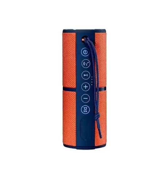 Caixa de Som Multilaser SP239 Pulse Mini Bluetooth 10W Roxo e Vermelho